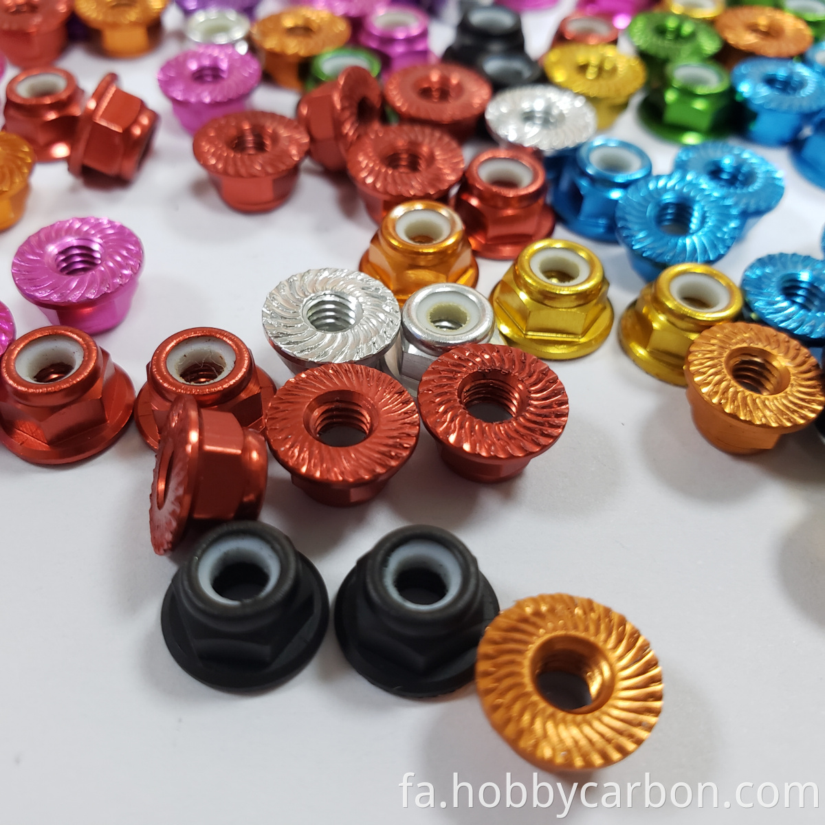 7075 Aluminum Serrated Nut